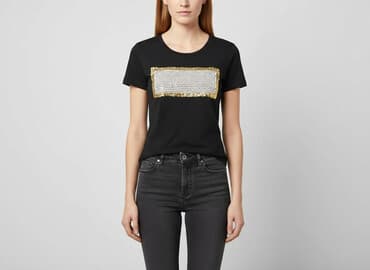 koszulki z długim rękawem damskie liu jo: Liu Jo, T-shirt damski, rozmiar M — 1