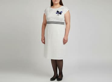 sukienki dla puszystych pań na wesele allegro: Сукня жіноча, розмір 7XL — 1