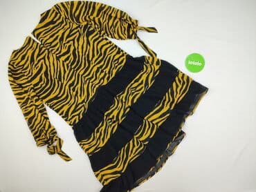 bluzka żółta w czarne paski: Sukienka damska, rozmiar L — 3