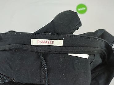 jeansy patchworkowe: CAMAIEU, Spodnie materiałowe damskie, rozmiar XL — 4