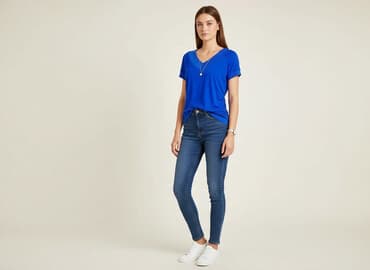 sweter piórkowy na drutach: Bluzka damska, rozmiar S — 5