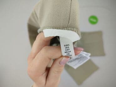 beżowe spodnie new yorker: H&M, Spodnie materiałowe damskie, rozmiar S — 4