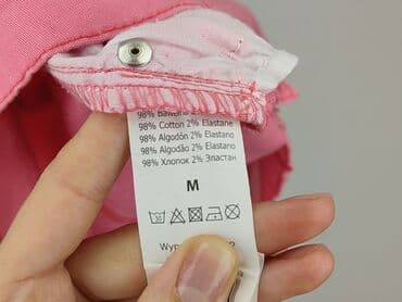 krótkie spodenki różowe: Tom Rose, Szorty damskie, rozmiar M — 5