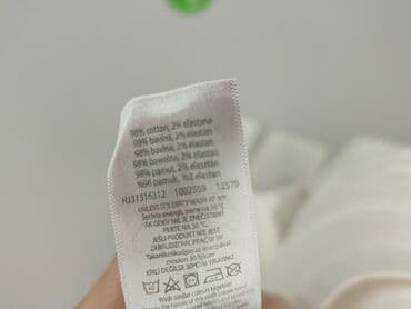 biale szerokie jeansy: F&F, Jeansy damskie, rozmiar M — 5