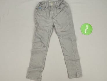 spodnie do szarej marynarki: Spodnie jeansowe, DenimCo, 5-6 lat, 116, stan - Bardzo dobry — 2