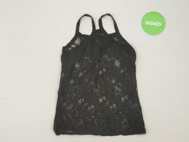 czarne bluzki z koronką plus size: Жіноча блуза, розмір S — 3