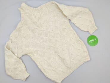 biale sukienki sweterkowe: Sweter damski, L — 3