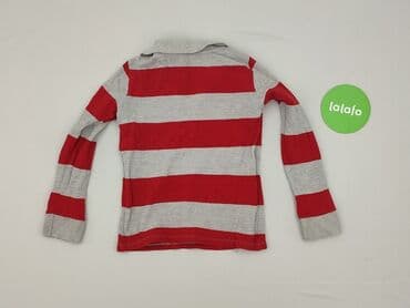 koszulka barcelony lewandowski dla dzieci: Shirt 5-6 years, condition - Very good, pattern - Striped, color - Red — 3