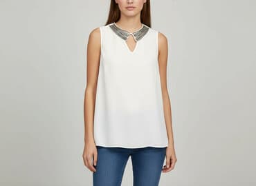 eleganckie bluzki do garnituru damskiego: Vila, Bluzka damska, S — 7