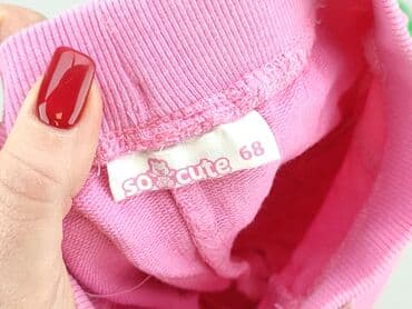stradivarius woskowane spodnie: Sweatpants, So cute, 3-6 months, condition - Good — 4