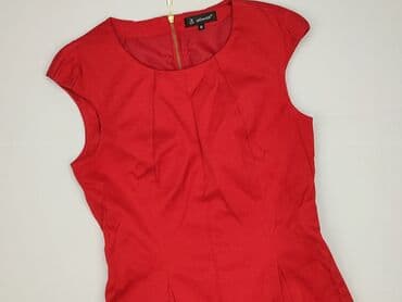 długa sukienki czerwona na wesele: Attentif, Sukienka damska, rozmiar M — 1