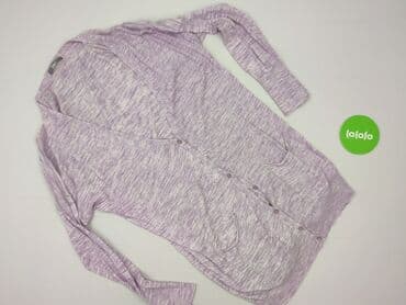 kurtka koszulowa fioletowa: South, Kardigan damski, 2XL — 2