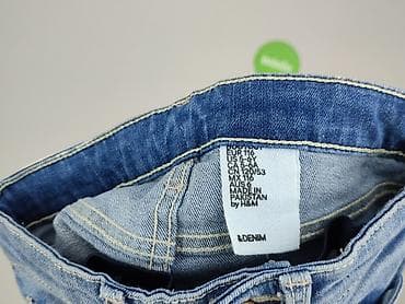 niebieska bluza house: Spodnie jeansowe, H&M, 5-6 lat, 116, stan - Bardzo dobry — 5