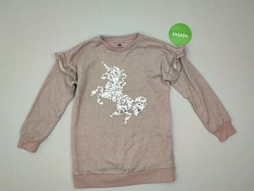 c a koszulki dziewczęce: Sweatshirt, F&F, 11 years, 140-146 cm, condition - Very good — 2