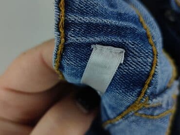 czerwone spodnie z lampasami: Spodnie jeansowe, 1.5-2 lat, 98, stan - Bardzo dobry — 4