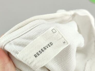 białe t shirty basic: Reserved, T-shirt damski, rozmiar M — 5