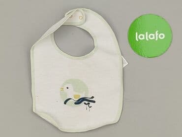 część ubrania dziecięcego: Baby bib, color - White, condition - Very good — 2