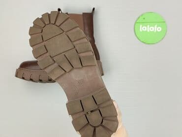 ccc kozaki beżowe: Botki damskie, 37 — 5