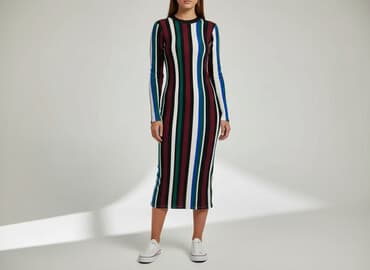 sukienki w paski: Sukienka damska, rozmiar M — 6