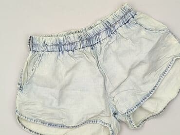 krótkie spodenki na szerokie biodra: Denim, Szorty damskie, rozmiar S — 1