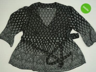 czarne bluzki dekolt v: Bluzka damska, rozmiar M — 2