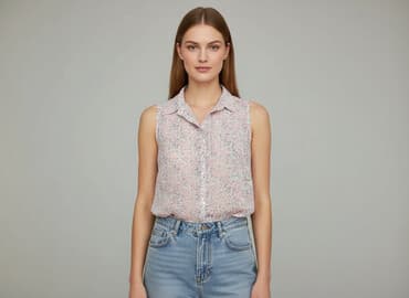 koszula z bufiastymi rękawami sinsay: Sinsay, Koszula damska, rozmiar L — 1