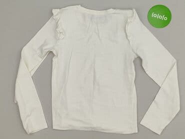 biała obcisła koszulka: Sinsay, Bluzka damska, M — 3