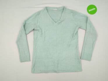 szmaragdowy sweter: Sweter damski, rozmiar M — 2