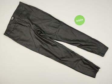 woskowane legginsy z wysokim stanem zara: Zara, Legginsy Ze skóry ekologicznej damskie, L — 2