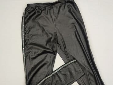 rajstopy czarne z wzorem: Legginsy Eleganckie damskie, rozmiar XL — 1