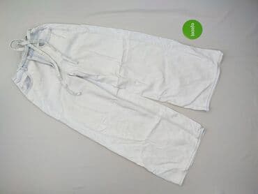 biale szerokie jeansy: Sinsay, Spodnie 3/4 damskie, rozmiar XS — 2