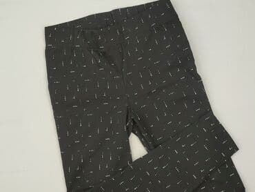 legginsy woskowane wysoki stan: Spodnie materiałowe damskie, rozmiar L — 1