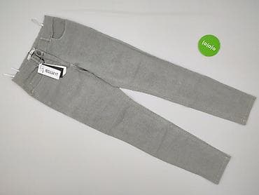 jeansy skorzane: Spodnie materiałowe damskie, rozmiar XS — 2