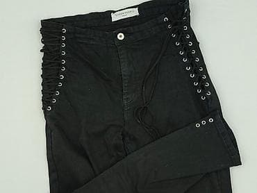 modne leginsy: Queen Hearts, Spodnie materiałowe damskie, rozmiar XL — 1