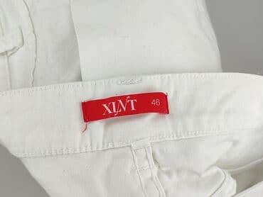 spodnie hello kitty piżama czarne: XLNT, Spodnie materiałowe damskie, rozmiar 3XL — 4