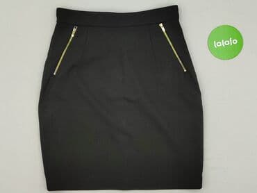 czarne spódniczka plisowane: H&M, Spódnica damska, M — 2