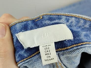 dżinsy girlfriend hm: H&M, Jeansy damskie, rozmiar XS — 4