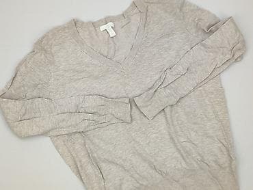 sweter crop top: H&M Basic, Sweter damski, rozmiar M — 1