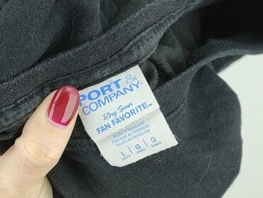 koszulka lakers czarna: Port & Company, T-shirt damski, rozmiar L — 4