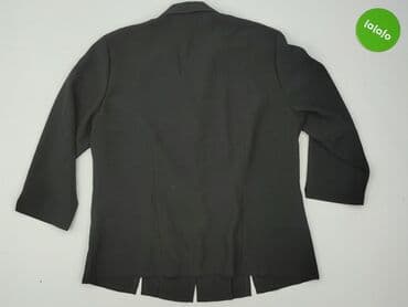 srebrna marynarka do sukienki: Marynarka damska, L — 3