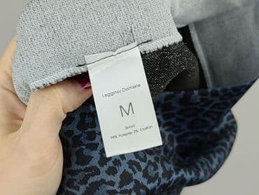 czarne legginsy push up legginsy podkreślające pośladki: Legginsy Sportowe damskie, rozmiar M — 4