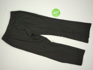 zara woskowane spodnie: Material trousers for women, size L (EU 40) — 3