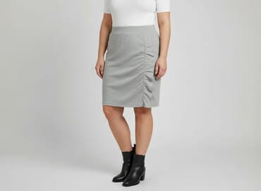 plisowane spódnice szara: Spódnica damska, rozmiar XL — 6