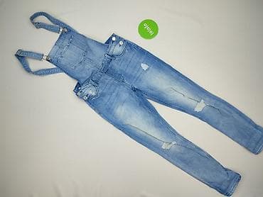 czapki oversize: Ogrodniczki H&M, 13 lat, 152-158 cm, stan - Bardzo dobry — 2