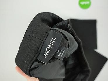 marvel trousers: Monki, Spodnie materiałowe damskie, rozmiar L — 4