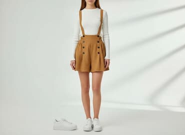 kombinezony zimowe damskie: Shein, Ogrodniczki damskie, rozmiar L — 7