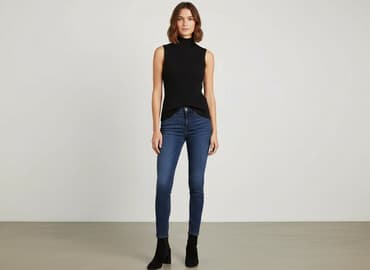 kurtka skórzana river island: River Island, Sweter damski, rozmiar M — 6