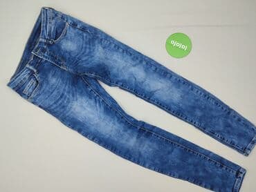 kurtka jeansowa damska z przetarciami: Jeansy damskie, S — 2