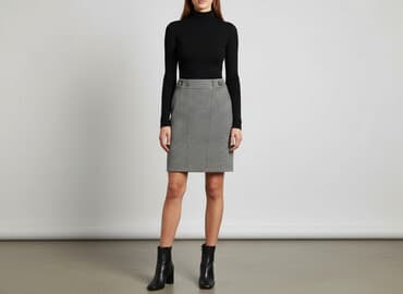 czarne spódniczka sinsay: Next, Spódnica damska, rozmiar S — 7