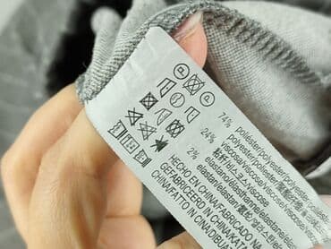 spodnie w paski pull and bear: PULL&BEAR, Material trousers for women, size S — 6